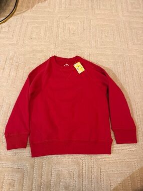 Primary Red Crewneck Sweater